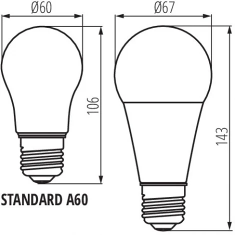 Лампочка светодиодная Kanlux IQ-LED 27316