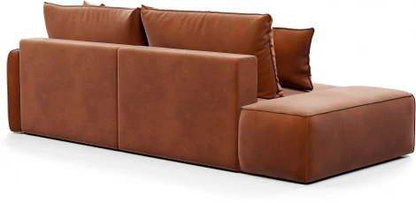 ПОРТЛЕНД Диван угловой с банкеткой терракотовый D1 furniture арт.AAA41671002