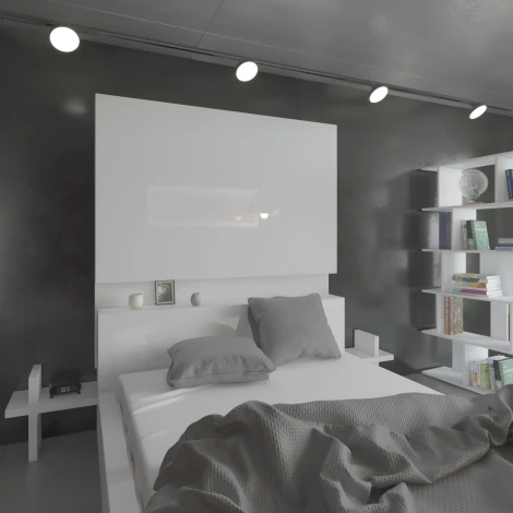 Трековый светильник однофазный светодиодный 220V Elektrostandard Pila 85078/01 a056103 (круглые)