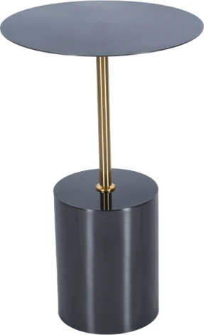 Кофейный столик Solid диам.40см x 58см, чёрный, металл Bradexhome арт.FR 1040