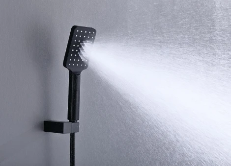 Душевой комплект Timo Petruma SX-5029/03SM черный, С ВНУТРЕННЕЙ ЧАСТЬЮ