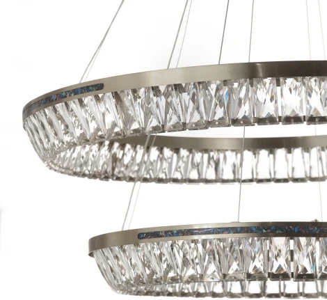 Подвесной светильник ярусный Lumina Deco LDP 6031-800-600 CHR (на тросе)