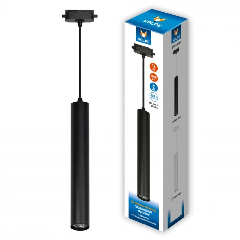 Трековый светильник однофазный, светодиодный 4000К 220V 12W Volpe ULB-Q310 ULB-Q310 12W/4000K BLACK