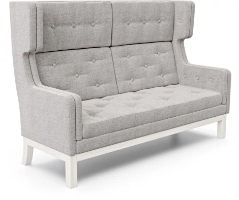 Диван Arsko Айверс Хай Беленый дуб рогожка серая