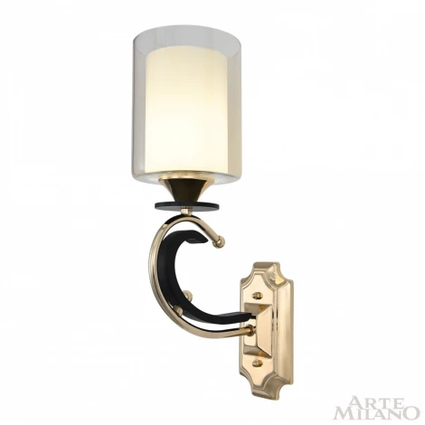 Бра Arte Milano Florentia-2237 302237/1W Bk/Gd (220V)