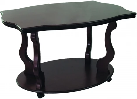 Стол журнальный Берже 3 темно-коричневый от фабрики Mebelik