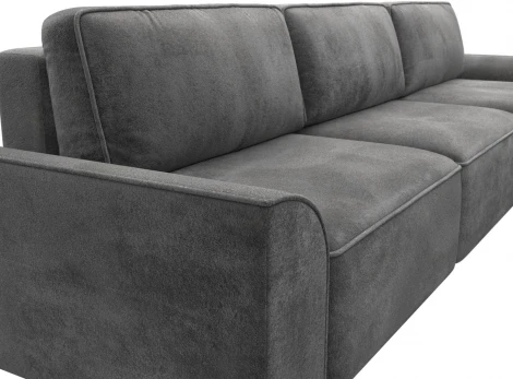 Диван угловой Лига-048 НПБ лонг Лига Диванов (Велюр) арт.128502