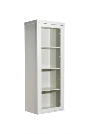 151SV-000021 Шкаф-витрина 1 стеклянный фасад с тумбой прикроватной с 2-мя ящиками Garda Decor