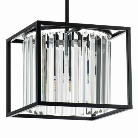 Потолочная люстра на штанге Osgona Regolo 713037 (220V, хрусталь, куб)