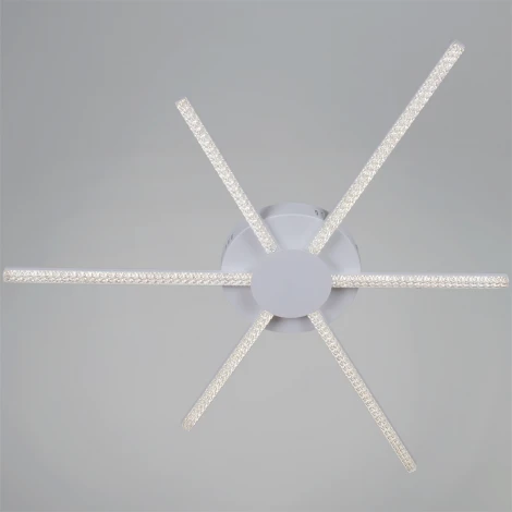 Потолочная люстра светодиодная с пультом  и ночным режимом Reluce 06537-0.3-3+3 WH (Умный дом) (220V)