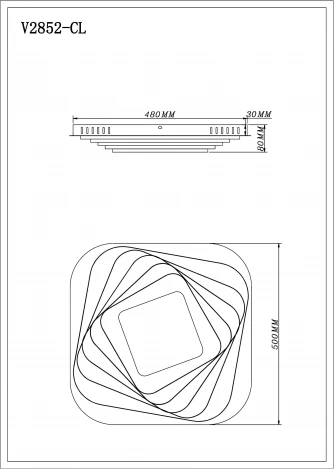 Потолочный светильник Moderli Rita V2852-CL