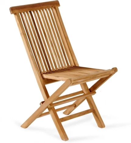 Стул складной Nairobi (Массив тика/Бежевый) ОГОГО Обстановочка! арт.889244