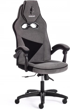 Кресло ARENA флок , серый/черный, 29/35 Tetchair 14129