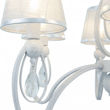 Подвесная люстра Arte Milano AM347203 347203/6 WT+SL (220V, подвески, на цепи)