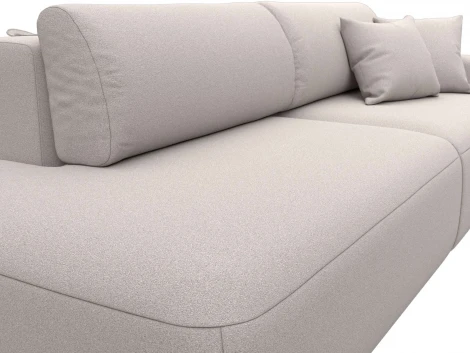 Диван прямой Лига-036 НПБ Модерн подлокотник справа Лига Диванов (Замша) арт.127722