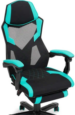 Компьютерное кресло Woodville Brun tiffany / black 15400