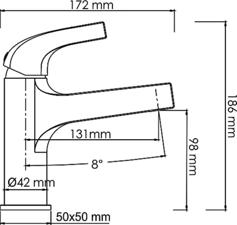 Смеситель Wasserkraft Sauer 7103 для раковины