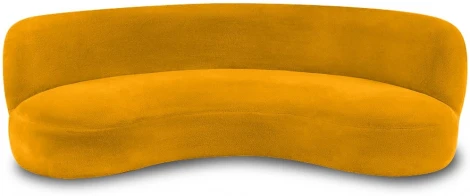 Диван Patti 2400 ОГОГО Обстановочка! (Мех/Оранжевый) арт.923062