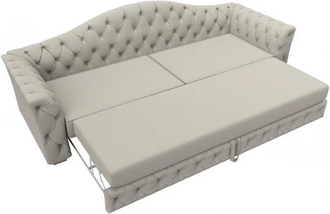 Диван прямой Артис (Бежевый/Рогожка) Лига Диванов арт.122568