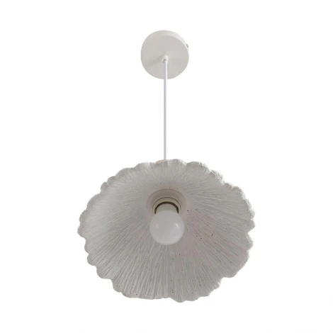 Подвесной светильник Lumion Eoliana 8352/1A белый/бежевый, металл/дерево/цемент E27 60W 220V