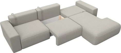 Диван угловой Лига-036 НПБ Классик Лонг правый угол Лига Диванов (Рогожка) арт.125462