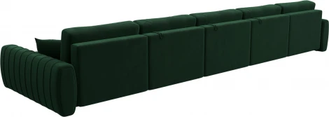 Диван П-образный Лига-057 НПБ МегаЛонг Лига Диванов (Велюр) арт.129357