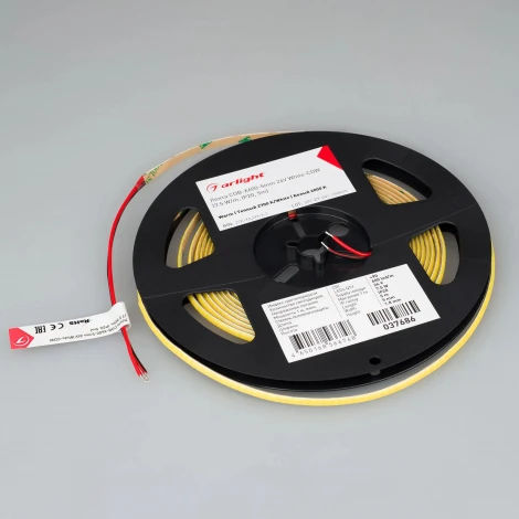 Светодиодная лента COB-X600-5mm 24V White-CDW (7.5 W/m, IP20, 5m) (Arlight, -) 037686