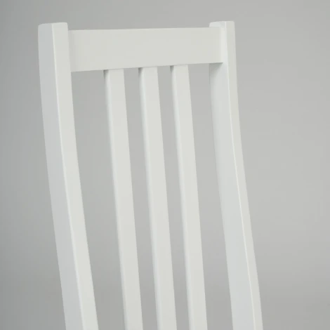 Стул SWEDEN white, ткань бежевая (Ford William 7) (Многослойная фанера)