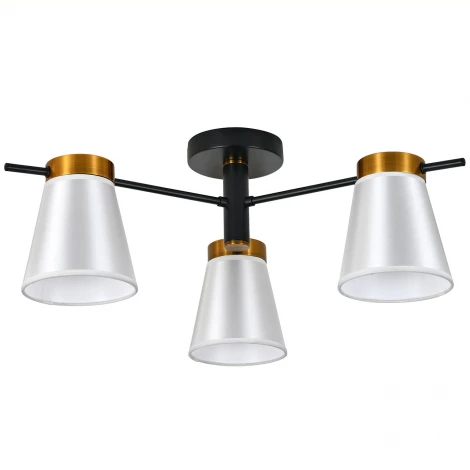 Потолочная люстра на штанге 120005/3R E14*40W Black/Gold Escada Ambient ES0000056