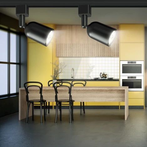 Трековый светильник ЭРА TR41-GU10 BK (220V)