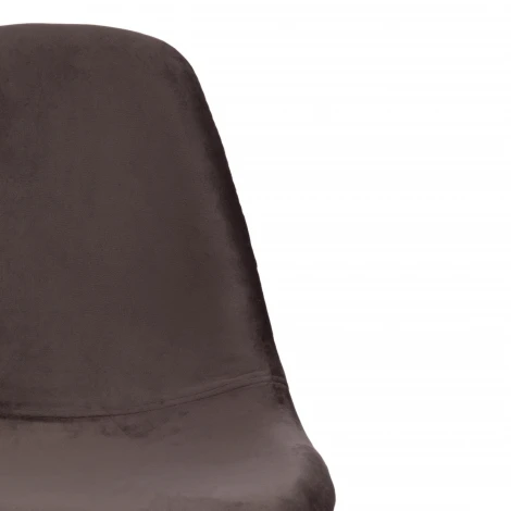 Стул CINDY SOFT (mod. C1021F1) серый (HLR 24)/натуральный (вельвет/дерево)