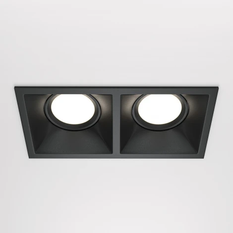 Встраиваемый светильник Dot GU10 2x50Вт Maytoni Technical DL029-2-02B (220V)