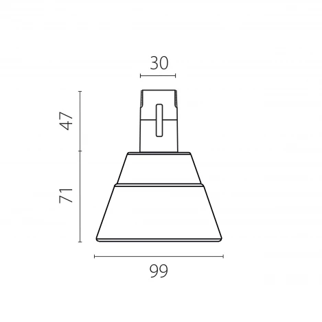 Трековый светильник низковольтный светодиодный 48V 6W черный 4000K Lightstar Due Hermes 210947