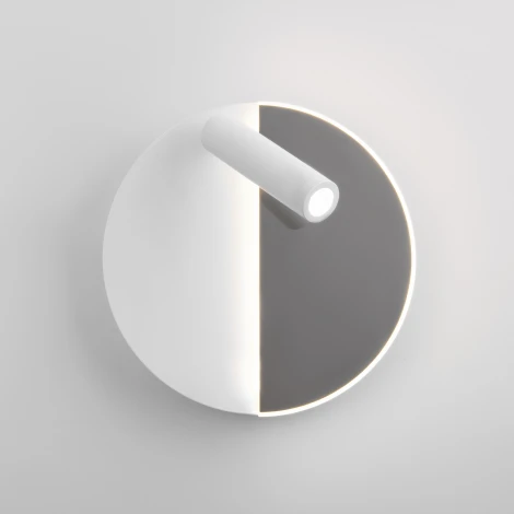 Спот для чтения Elektrostandard Drom 40105/LED белый/хром (220V, выключатель)