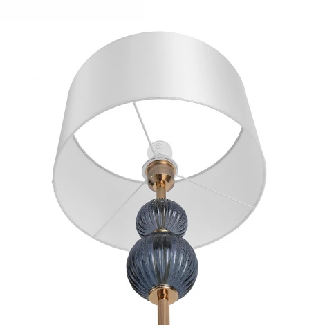 Торшер Lumion Mikimito 8418/1F французкое золото/серый, металл/текстиль E27 40W 220V