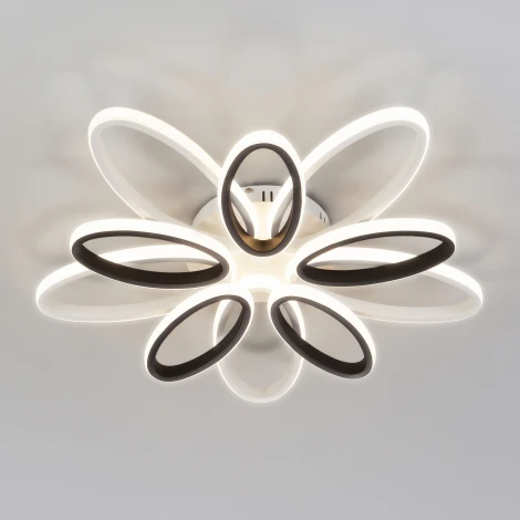 Потолочная люстра Eurosvet Blade 90137/10 белый/чёрный