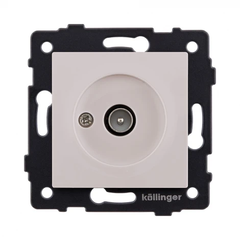Розетка TV (папа) кашемир матовый Kollinger REA-007CM для Aspekt, Eleganz, Reflex