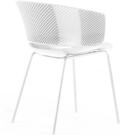 Yeray Уличный стул белый La Forma (ex Julia Grup) арт.117369