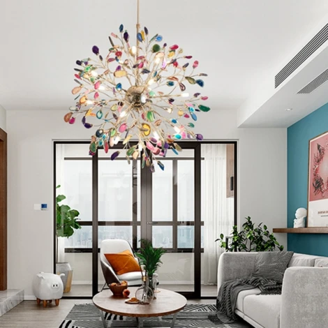 Потолочная люстра на штанге ImperiumLoft agate-801