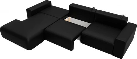 Диван угловой Лига-036 НПБ Классик Лонг левый угол Лига Диванов (Экокожа) арт.127792L