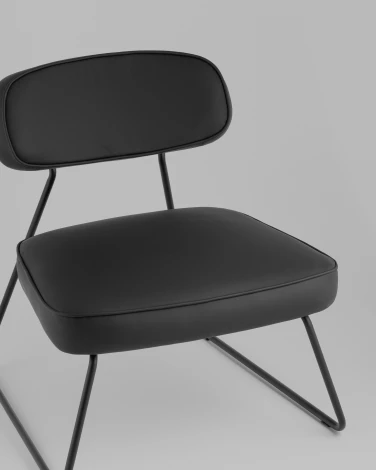 Кресло Кэйт ткань экокожа чёрный Stool Group УТ000042641