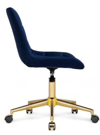 Компьютерное кресло Notta Честер синий / золото 533179