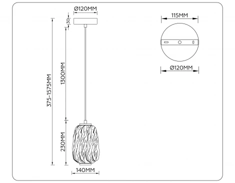 Подвесной светильник светодиодный Ambrella High Light LH30101