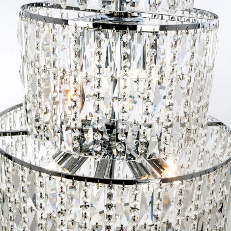 Подвесная люстра хрустальная Modelux ML.900.20 CR