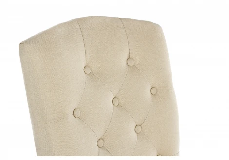 Обеденный стул Woodville Menson dark walnut / fabric cream 11023