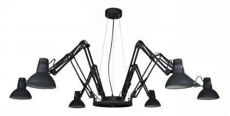 Подвесная люстра Arte Lamp Ragno A2043SP-6BK