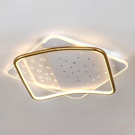 Потолочный светильник светодиодный с пультом с регулировкой цветовой температуры LED4U LED4U L1037-520 GD