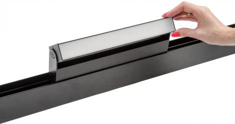 Трековый светильник магнитный 48V 12W ULB-M80-12W/4000K/35 BLACK (LED)