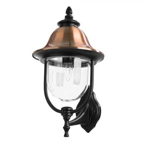 Настенный фонарь уличный Arte Lamp Barcelona A1481AL-1BK
