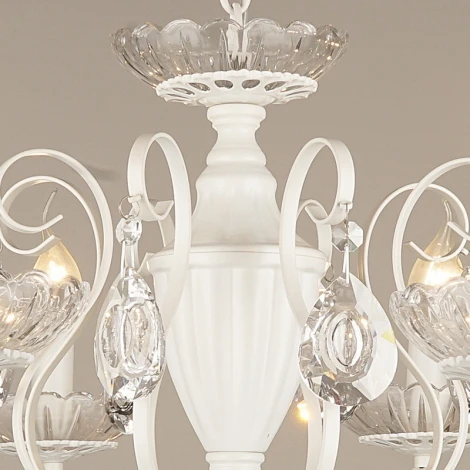 Подвесная люстра Reluce 04136-0.4-08 (220V, подвески, на цепи, подсвечник, свеча)